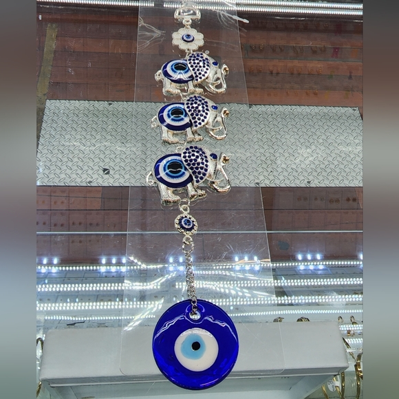 Other - Brand New Evil Eye 3 Elephant with sunflower wall hanging